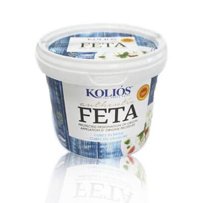 FETA EN CUBES  SEAU DE 500G X 6