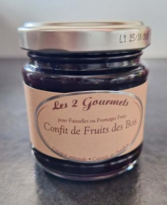 CONFIT DE FRUITS - FRUITS DES BOIS RECHARGE 100G X12
