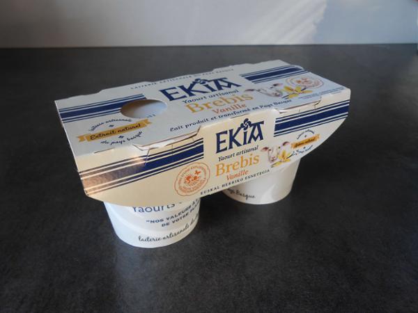 YAOURT BREBIS VANILLE (125GX2) X 6