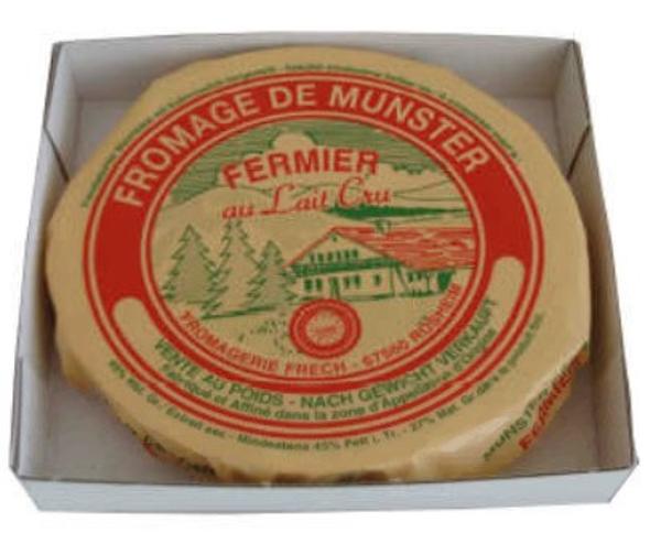 MUNSTER AOP LC FERMIER 800G X 4