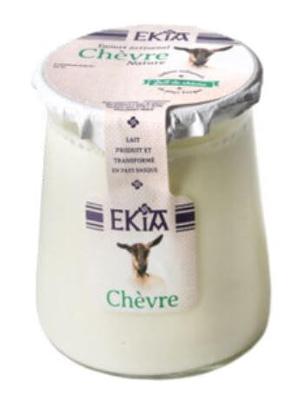 YAOURT CHEVRE NATURE POT VERRE 125G X8