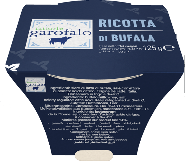 RICOTTA DI BUFALA 125G X8