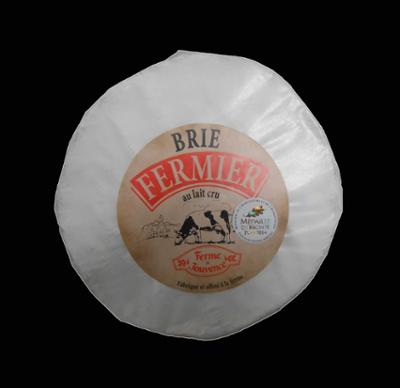 BRIE FERMIER LAIT CRU  1KG X 2