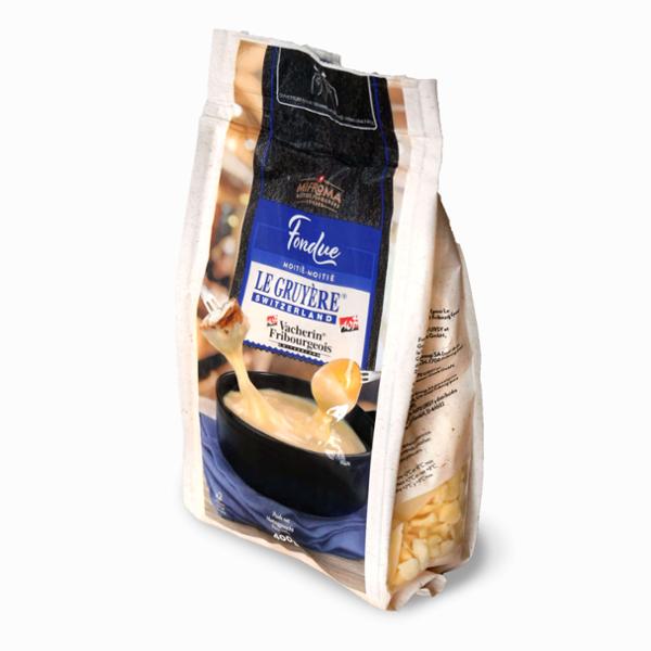 FONDUE MOITIE MOITIE 400G X6