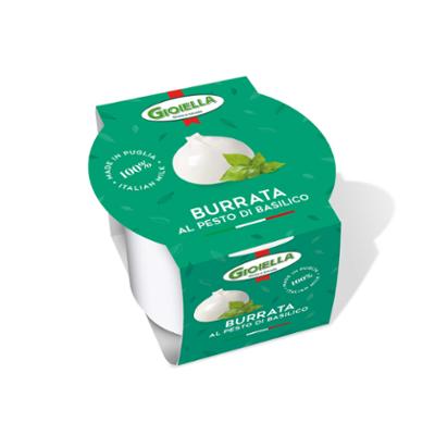 BURRATA BASILIC 100G X 6