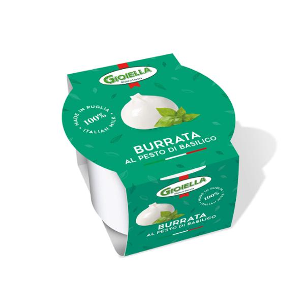 BURRATA BASILIC 100G X 6