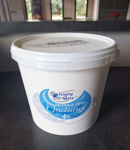 FROMAGE BLANC LISSE 20% ISIGNY SEAU 5KG