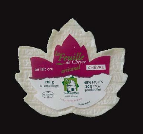 FEUILLE DE CHEVRE  120 G X 5